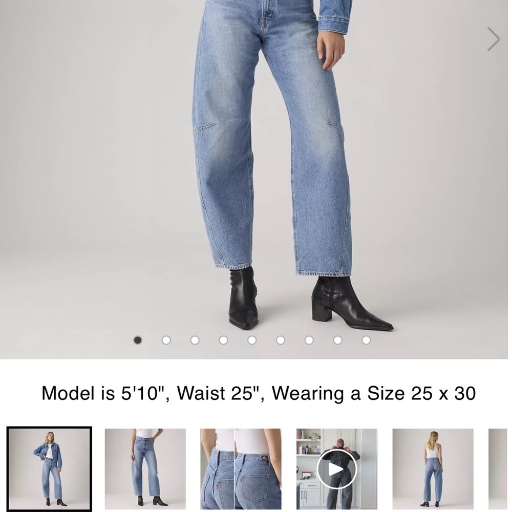 Levi’s Cinch Barrel Leg Women's Jeans
